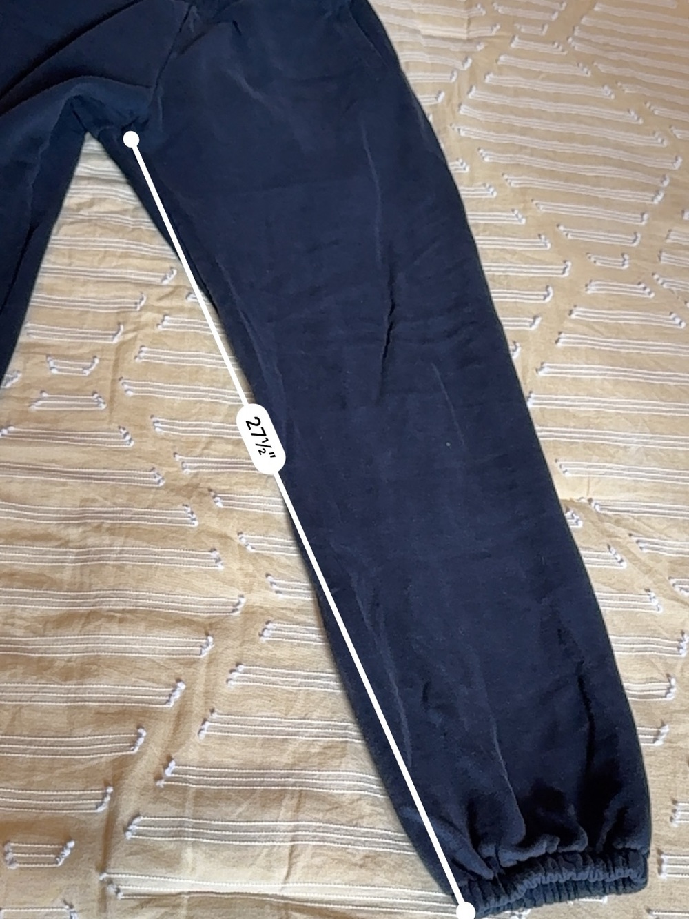 OFFLINE by aerie Black Track Fleece Sweat Joggers - Picture 8 of 9